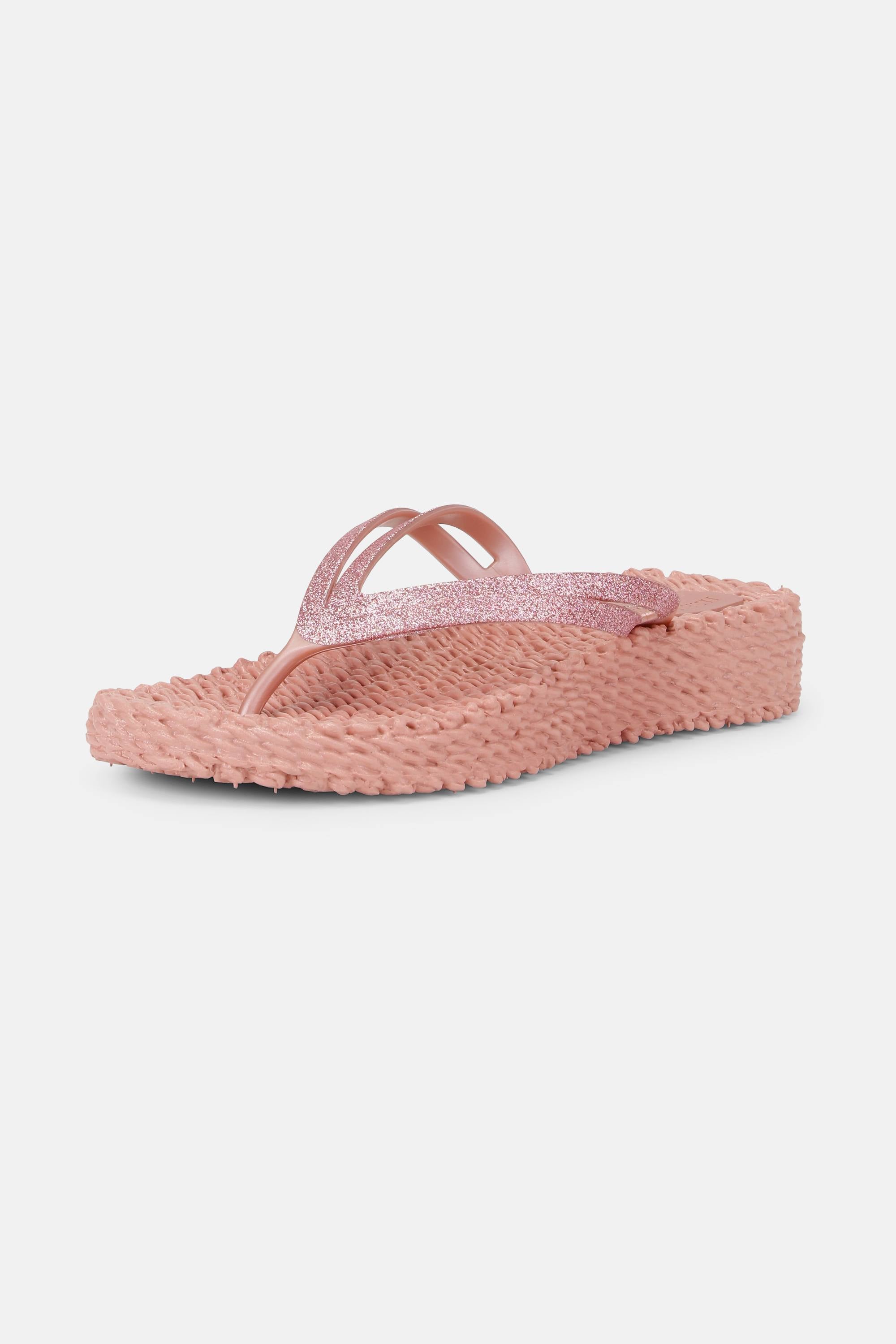 Plateau Flip-Flops Glitter - Misty Rose